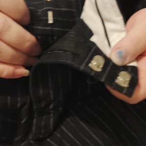 Old Navy black pin striped pants